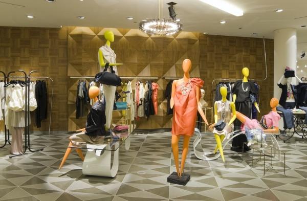 Освещение универмага Barneys New York в Чикаго, США