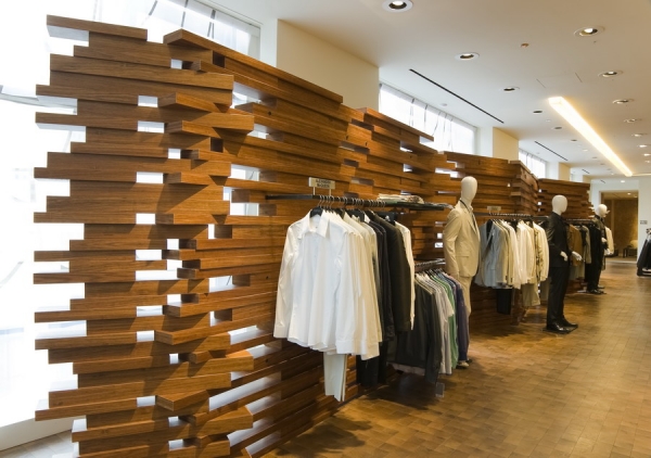 Освещение магазина Barneys - фото